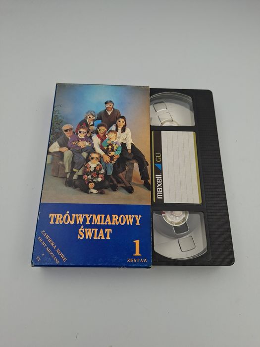 Kaseta VHS Trójwymiarowy Świat