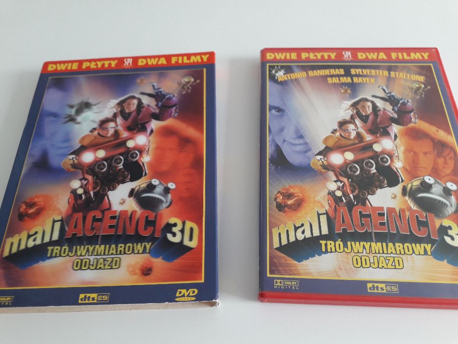 Mali Agenci 3D trójwymiarowy odjazd DVD film