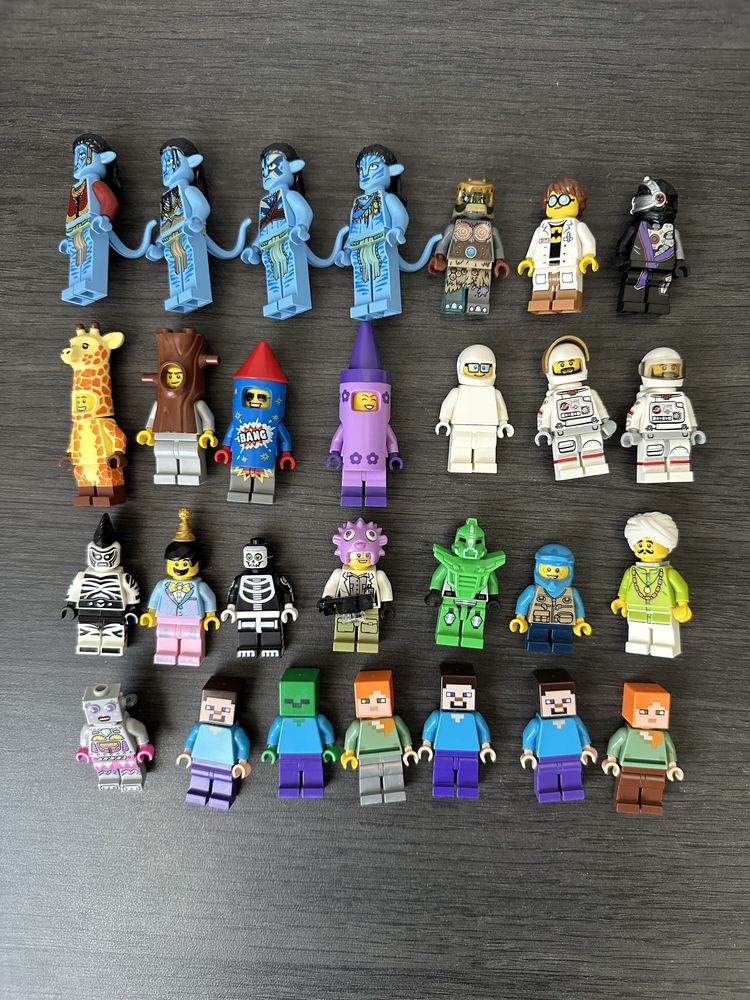 Lego  minifigures  ninjago, marvel,  nexo, minecraft