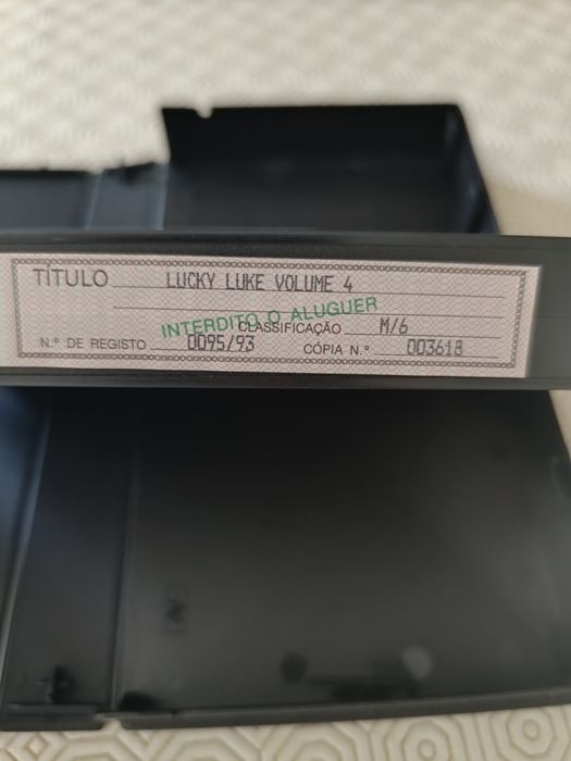 Cassete VHS Lucky-Luke