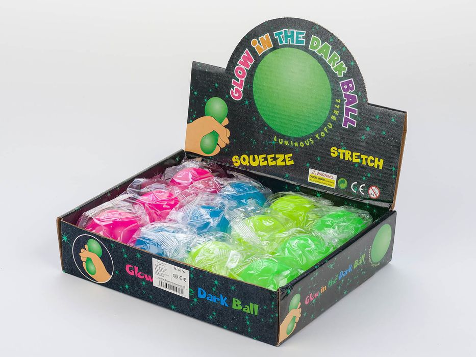 Zestaw Gniotków Antystresowych Piłka 12 Szt