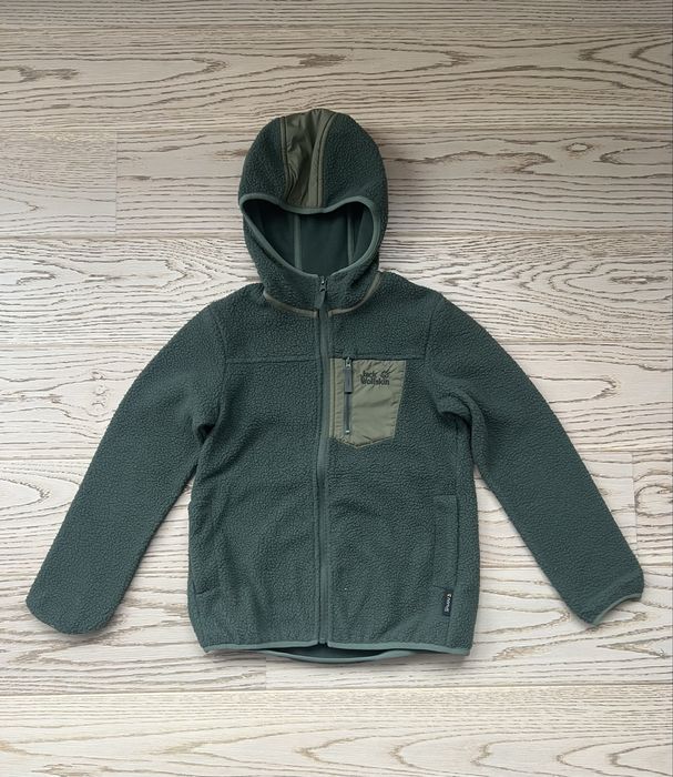 Флісова кофта Jack Wolfskin зелена 140 см