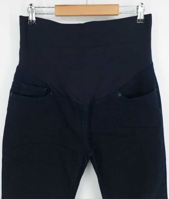 Jeansy rurki ciążowe granatowe Jojo Maman Bebe 38