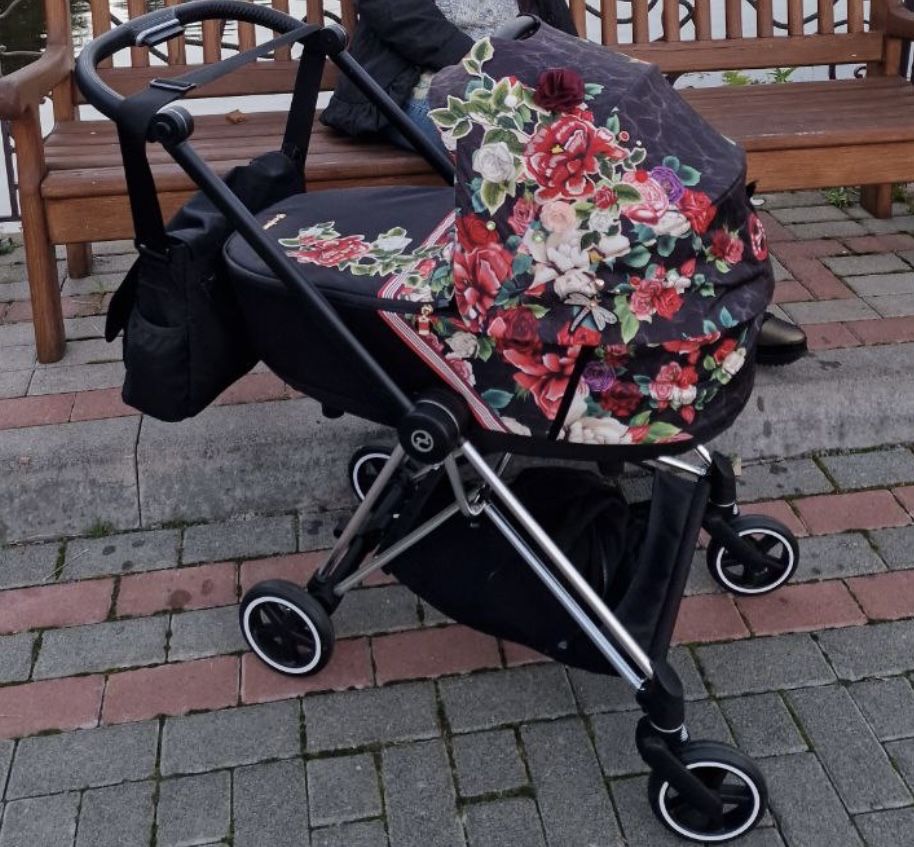 Люлька Cybex Mios Spring Blossom Dark