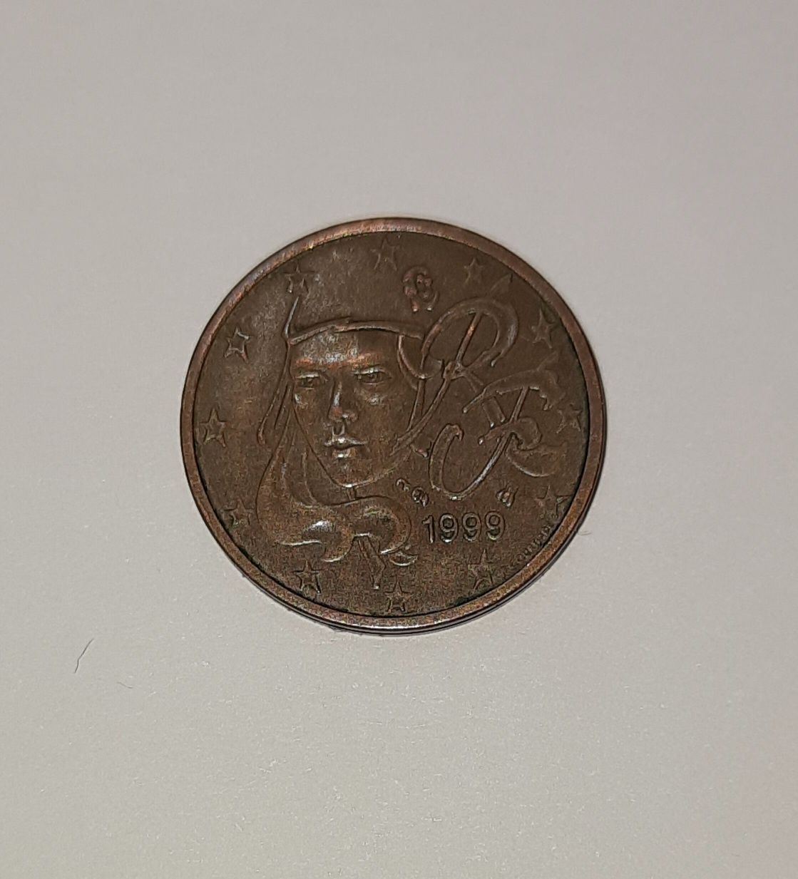 Moedas de colecção em bom estado de conservação.