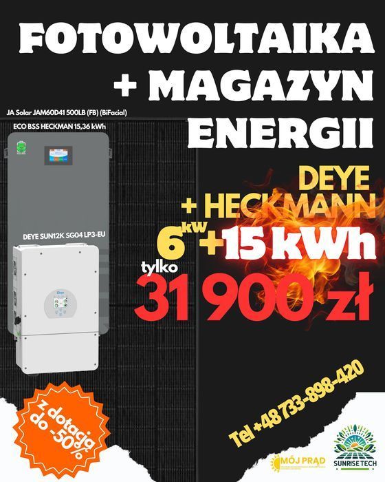 Fotowoltaika + Magazyn Energii |  OFF-GRID