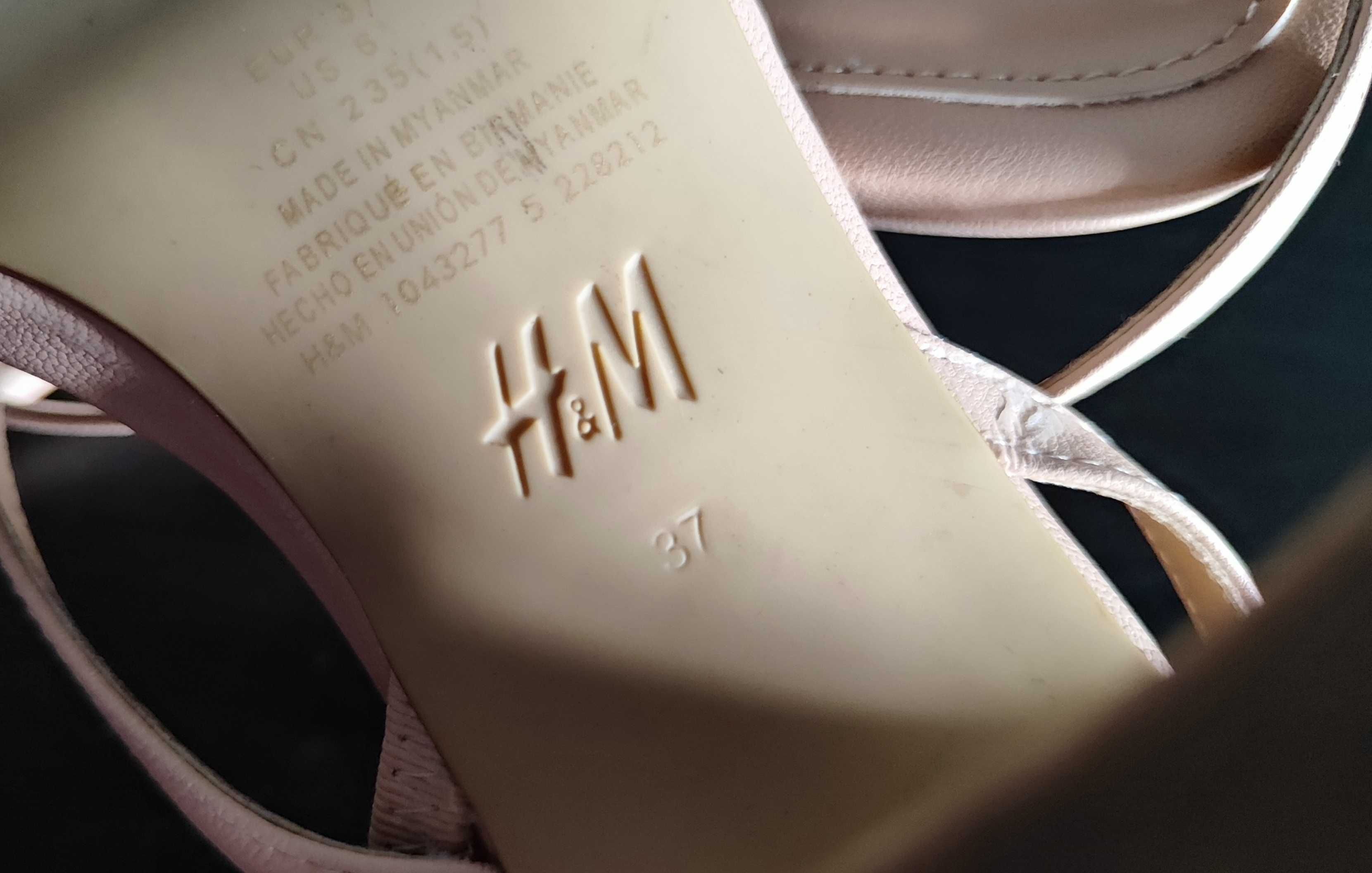 Стильные босоножки от H&M 37размер