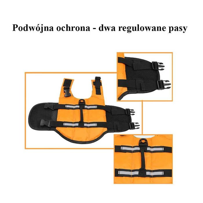 Kapok kamizelka ratunkowa dla psa nad wodę XL/XXL