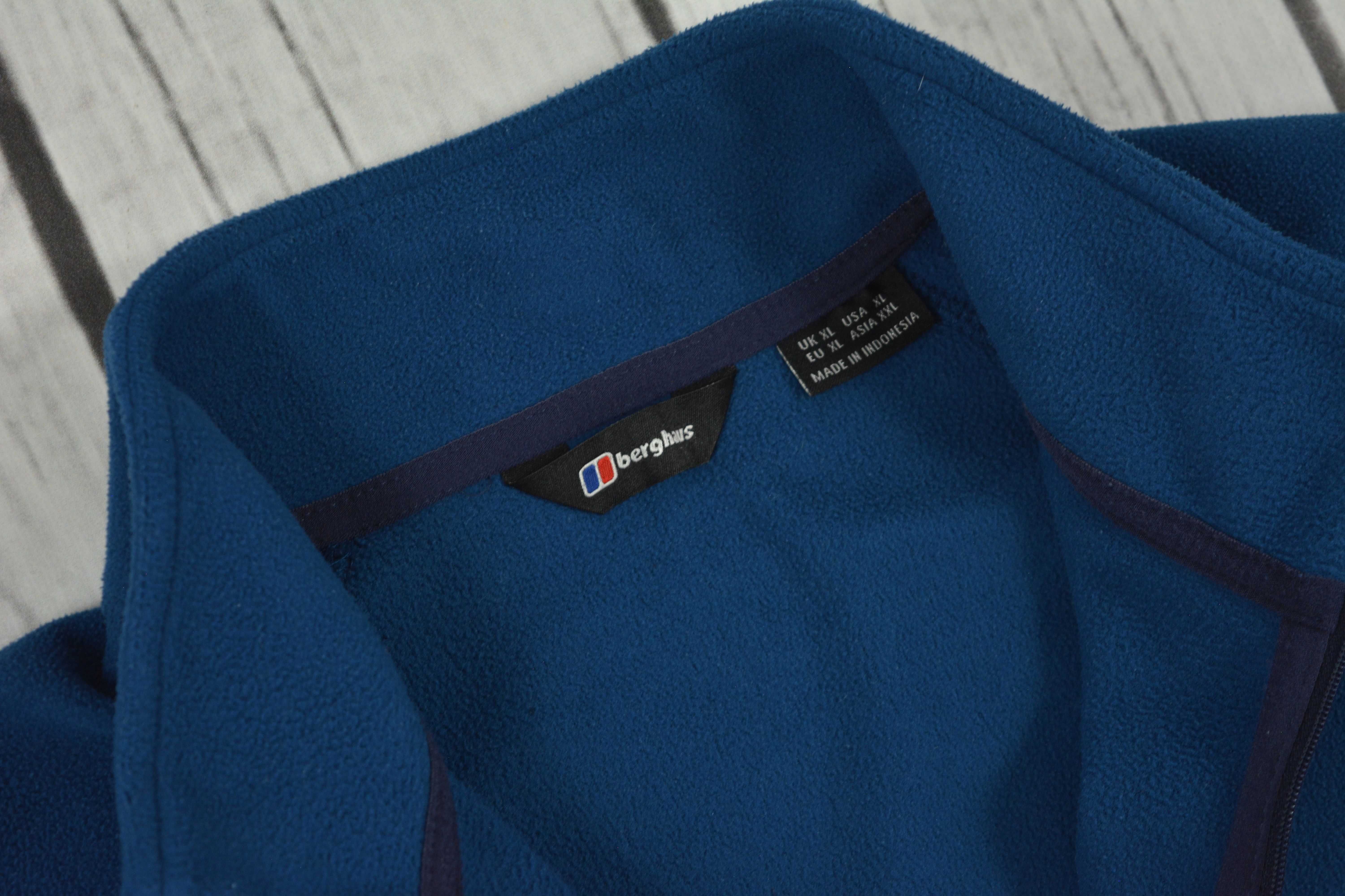Berghaus Outdoor Turystyczna Bluza Polar Half Zip Trekking Roz. XL/XXL
