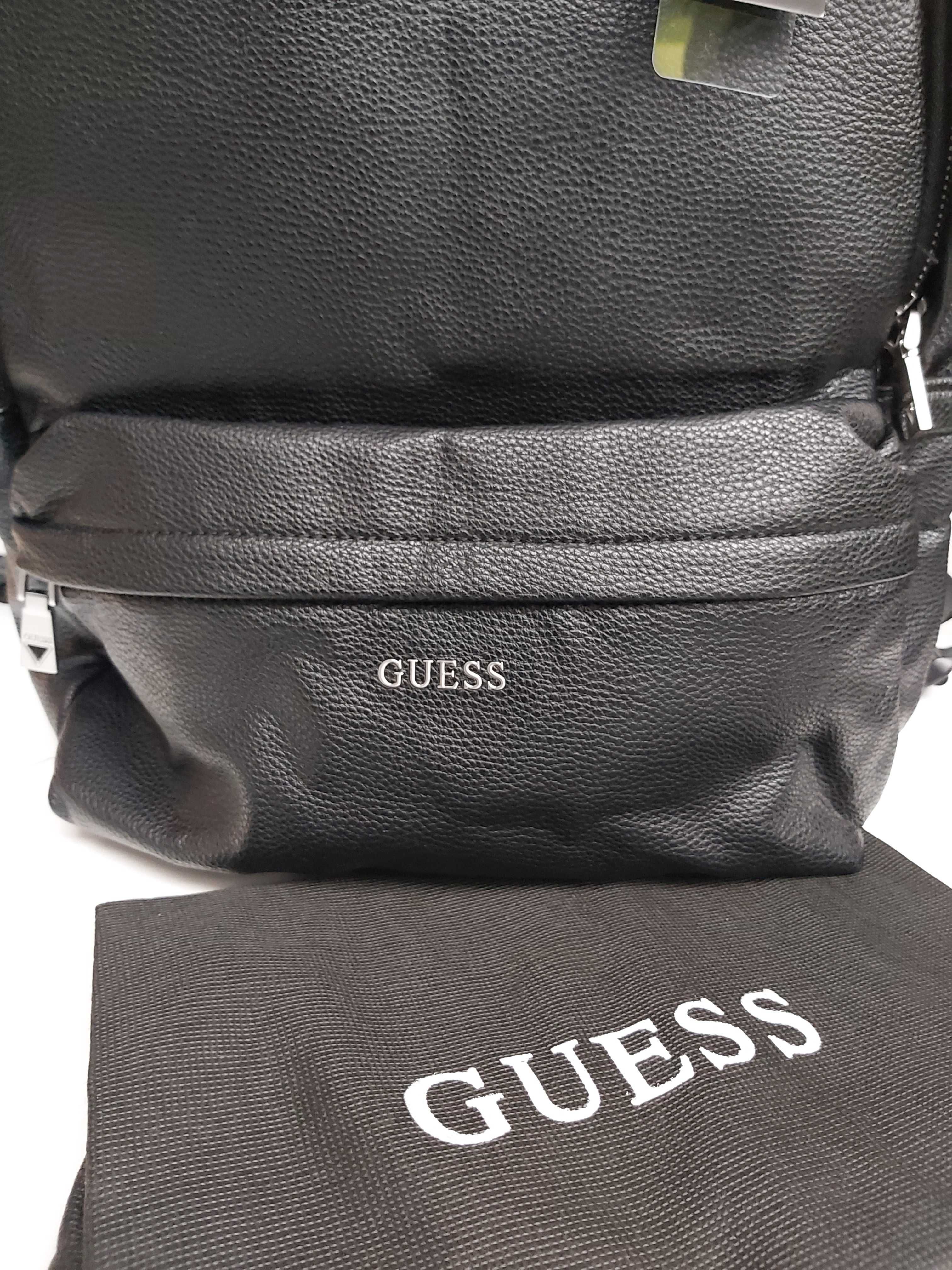 ‼️ NOWY duży plecak GUESS czarny męski