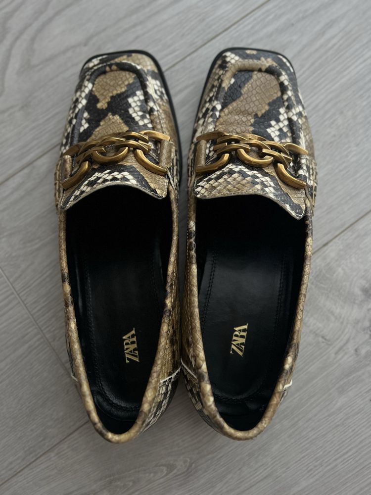 Лофери Zara, балетки 39(25,5см)