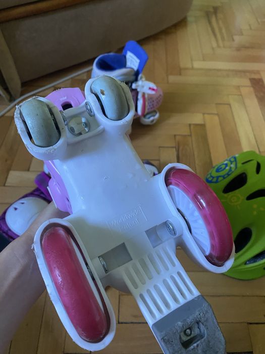 Ролики роликові ковзани reaction junior захист maraton