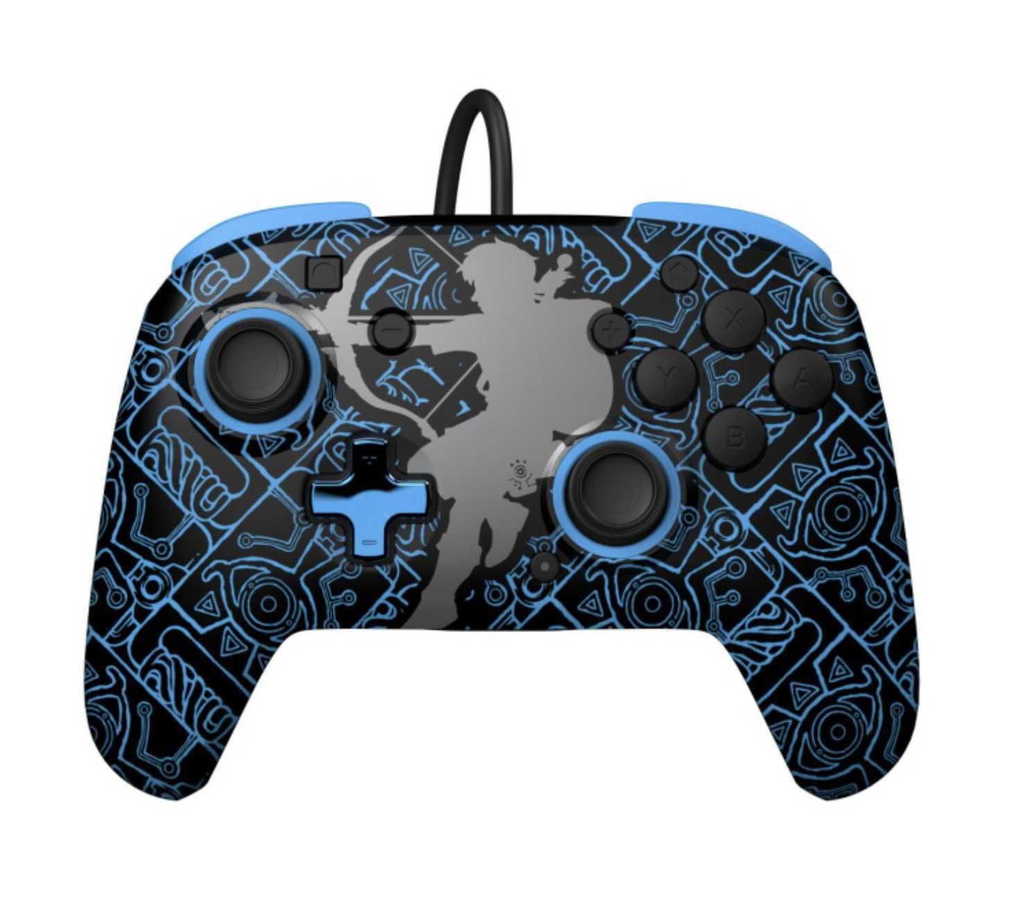 PDP SWITCH Etui + pad przewodowy Zelda świecący w ciemności prezent