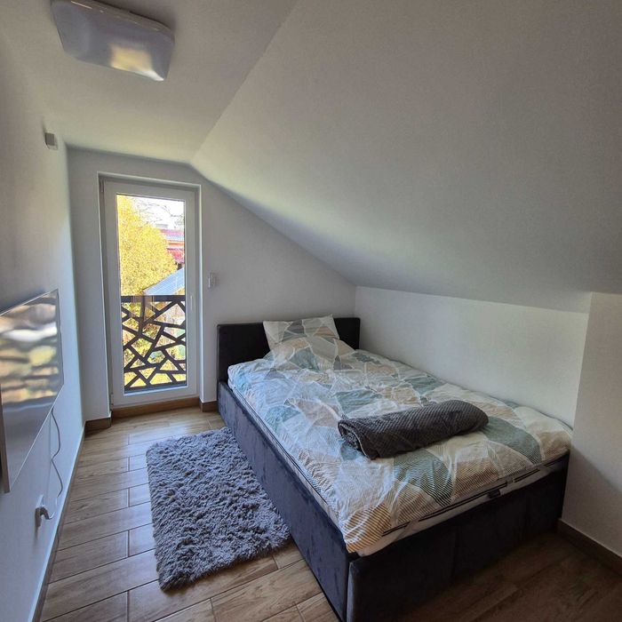 Domek na wynajem z sauną i jacuzzi kominek