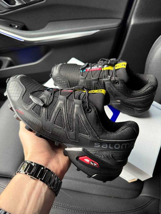 Чоловічі кросівки Salomon Speedcross 4 Black (водостійкі) SL022