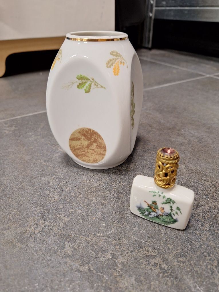 Flakon perfum wazon Ćmielów porcelana