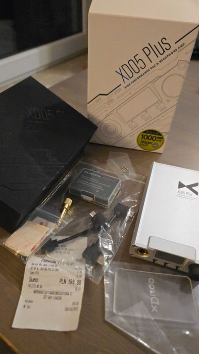 xDuoo XD05 Plus + opamp Burson v5i-D - wzmacniacz słuchawkowy DAC