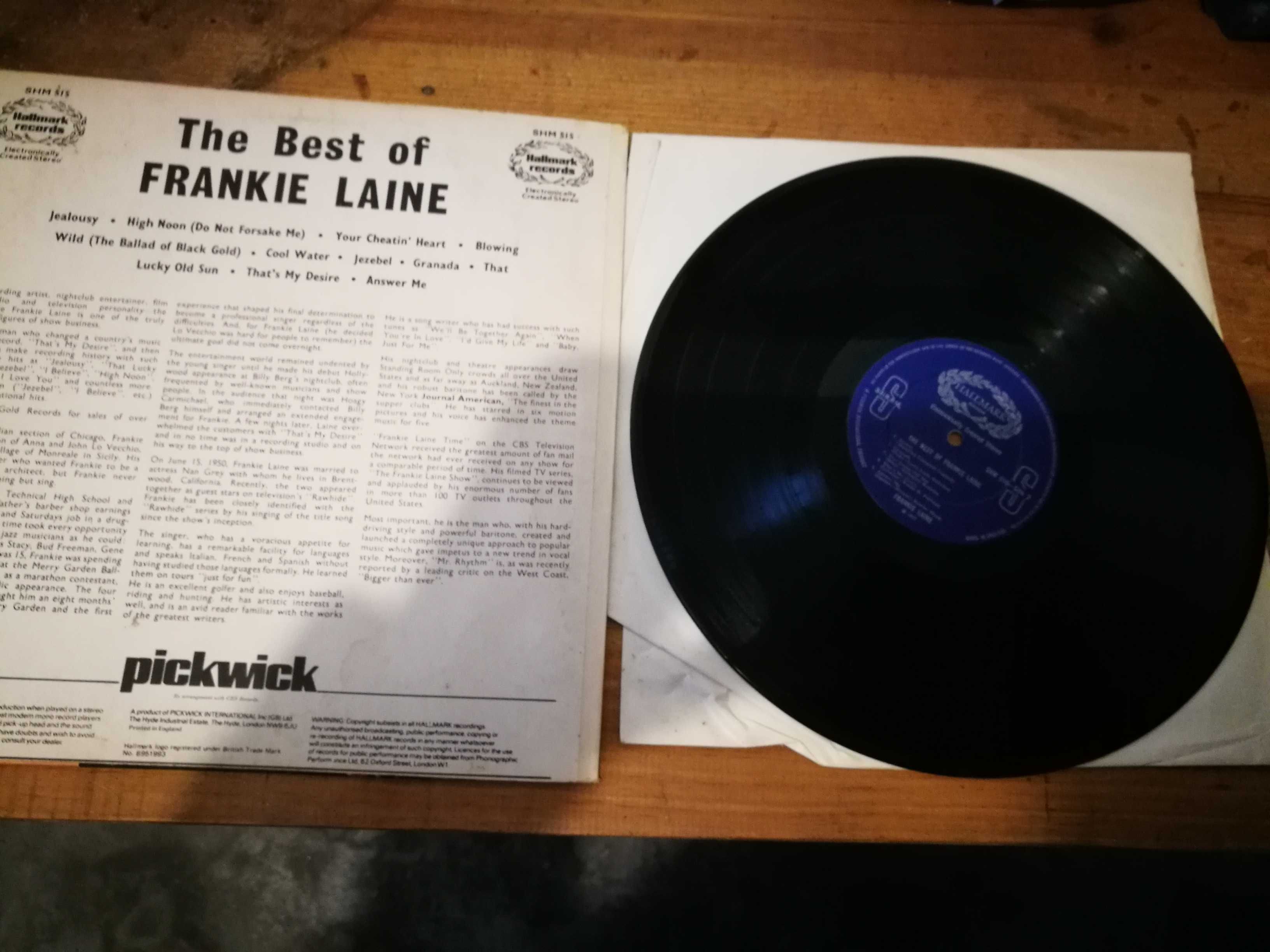 FRANKIE LAINE (Country Music) - The Best Of Frankie Lane LP