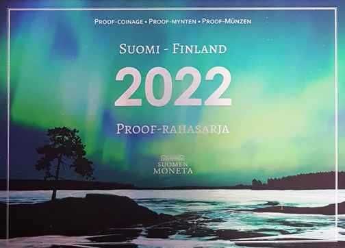 Finlândia 2022 conjunto e as 3 comemorativas do ano