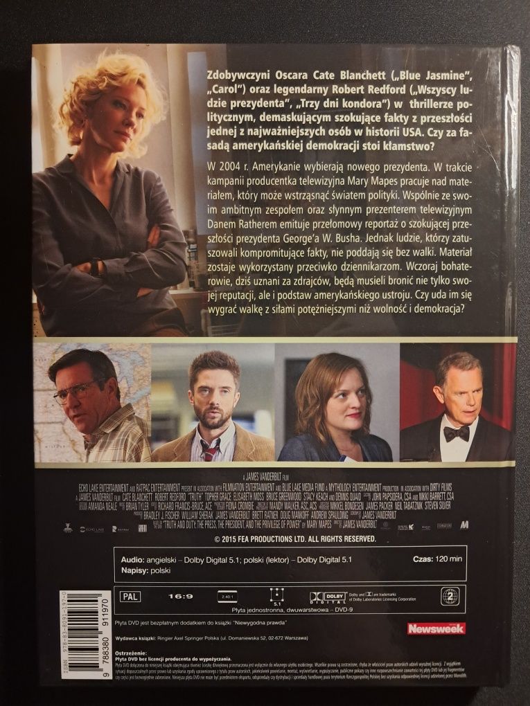Niewygodna prawda | Blanchett | Redford | DVD