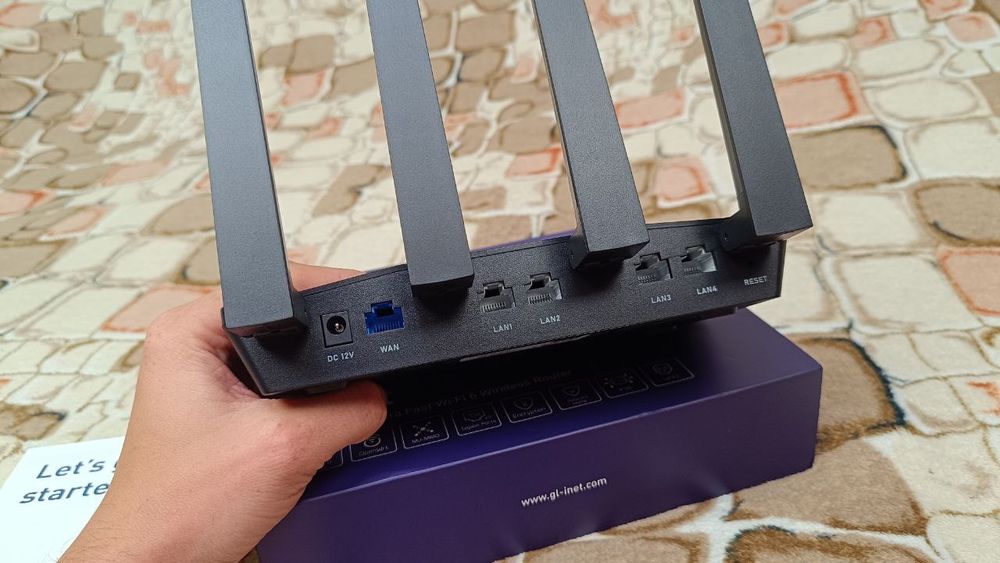 Роутер WiFi маршрутизатор GL.iNet Flint GL-AX1800