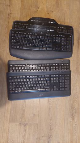 4 klawiatury Logitech K800 i MK700/710, QWERTZ