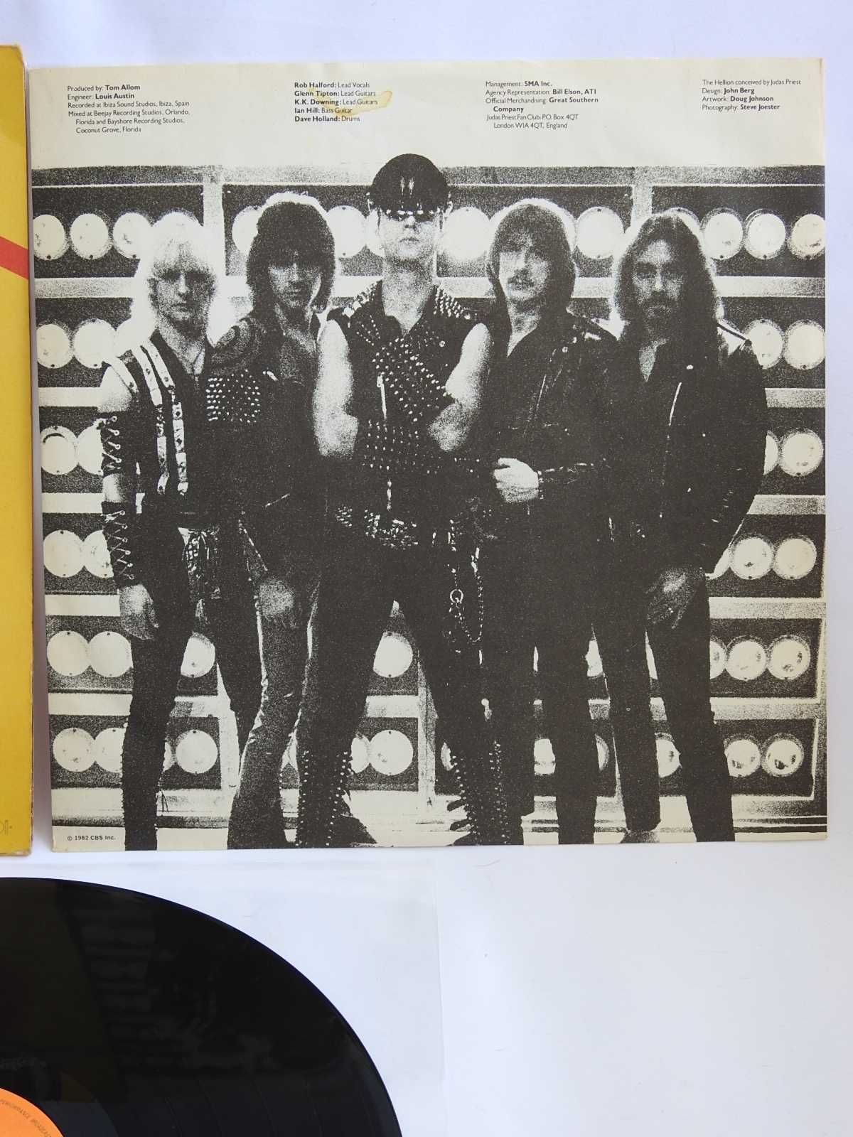 Judas Priest ‎Screaming For Vengeance LP UK пластинка Британия 1982 EX
