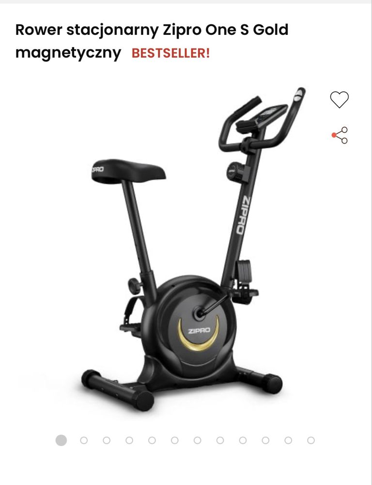 Rower stacjonarny ZIPRO One S Gold magnetyczny