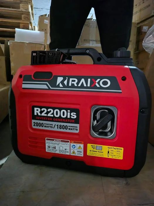 Генератор бензиновий інверторний Raixo R2200IS 1,8 кВт/2 кВт