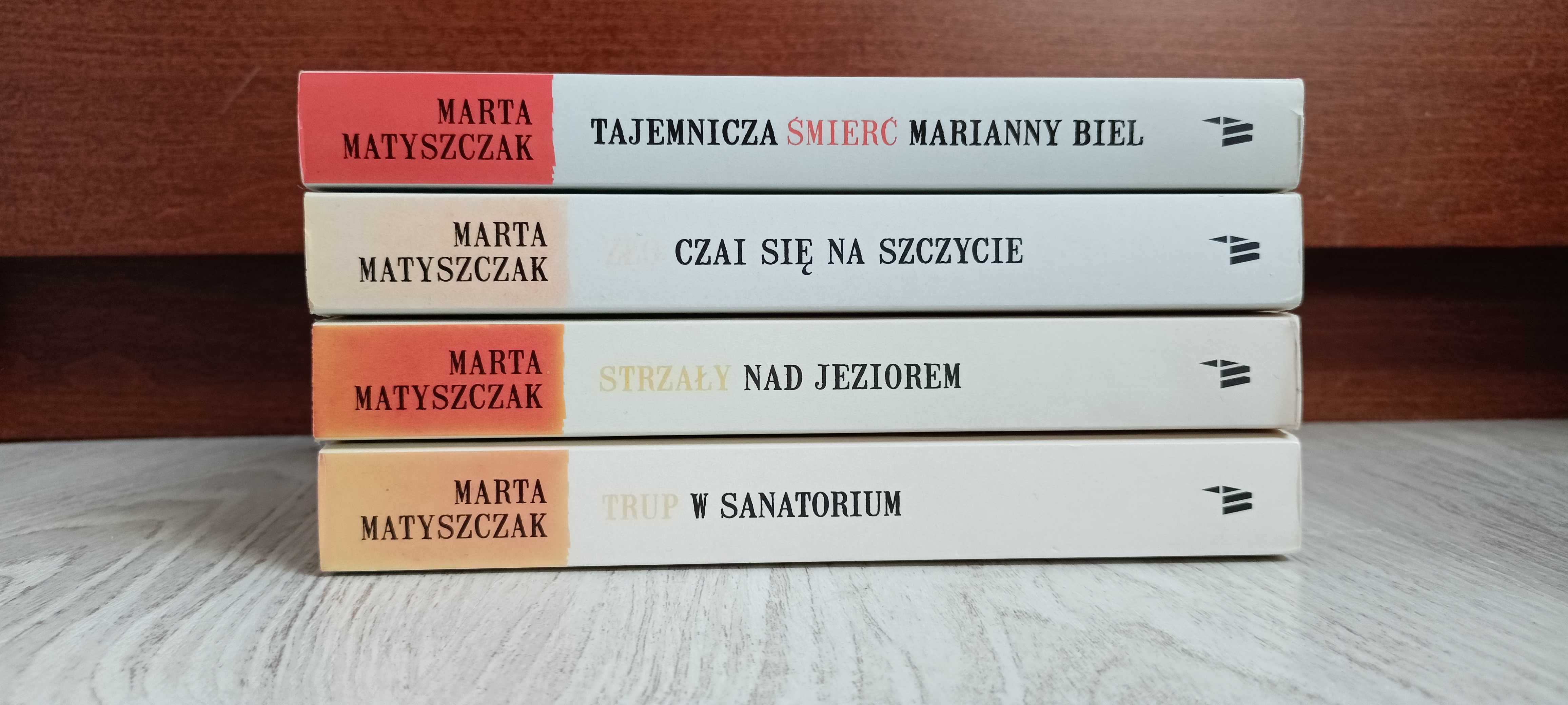 4x Matyszczak Trup w sanatorium Strzały nad jeziorem Tajemnicza śmierć