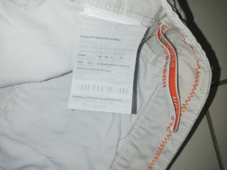 Calça estilo chino Hugo Boss Orange T-48