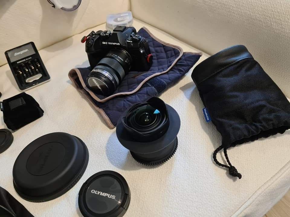 OLYMPUS OM-D E-M1 MK + porty podowodne i obiektywy