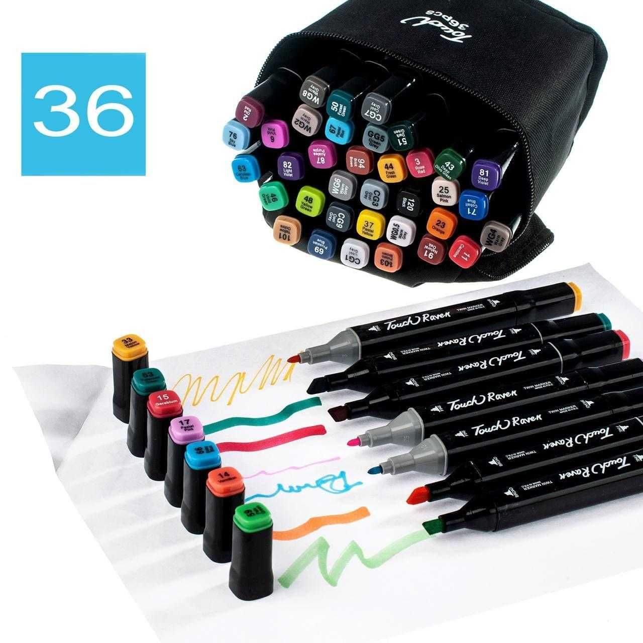 Набір маркерів Touch 80 шт для скетчингу,малювання36,48,60,120,168,26