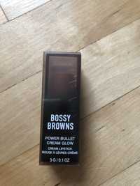 Huda Beauty -Power Bullet Cream Glow Bossy Brown,Pomadka do ust Hustla