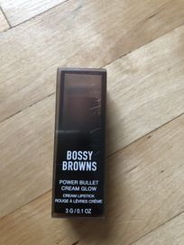 Huda Beauty -Power Bullet Cream Glow Bossy Brown,Pomadka do ust Hustla