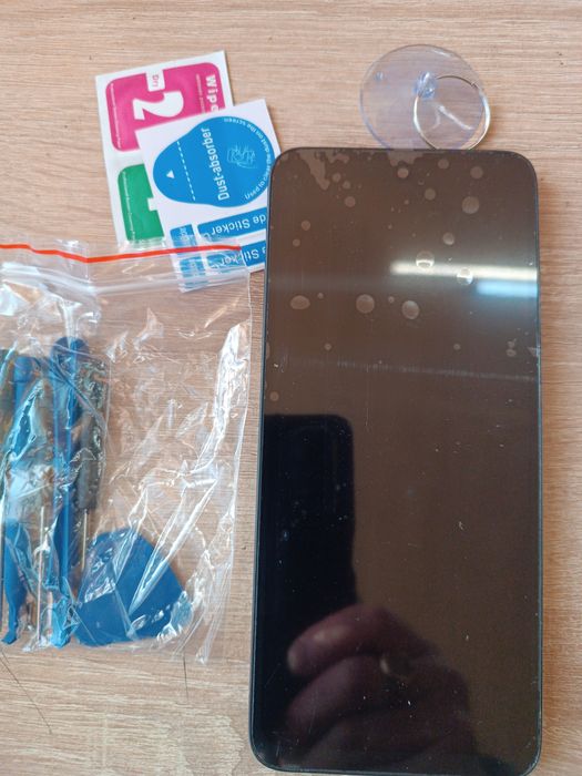 Дисплейный модуль в сборе для Xiaomi Poco M6 4G (с рамкой)