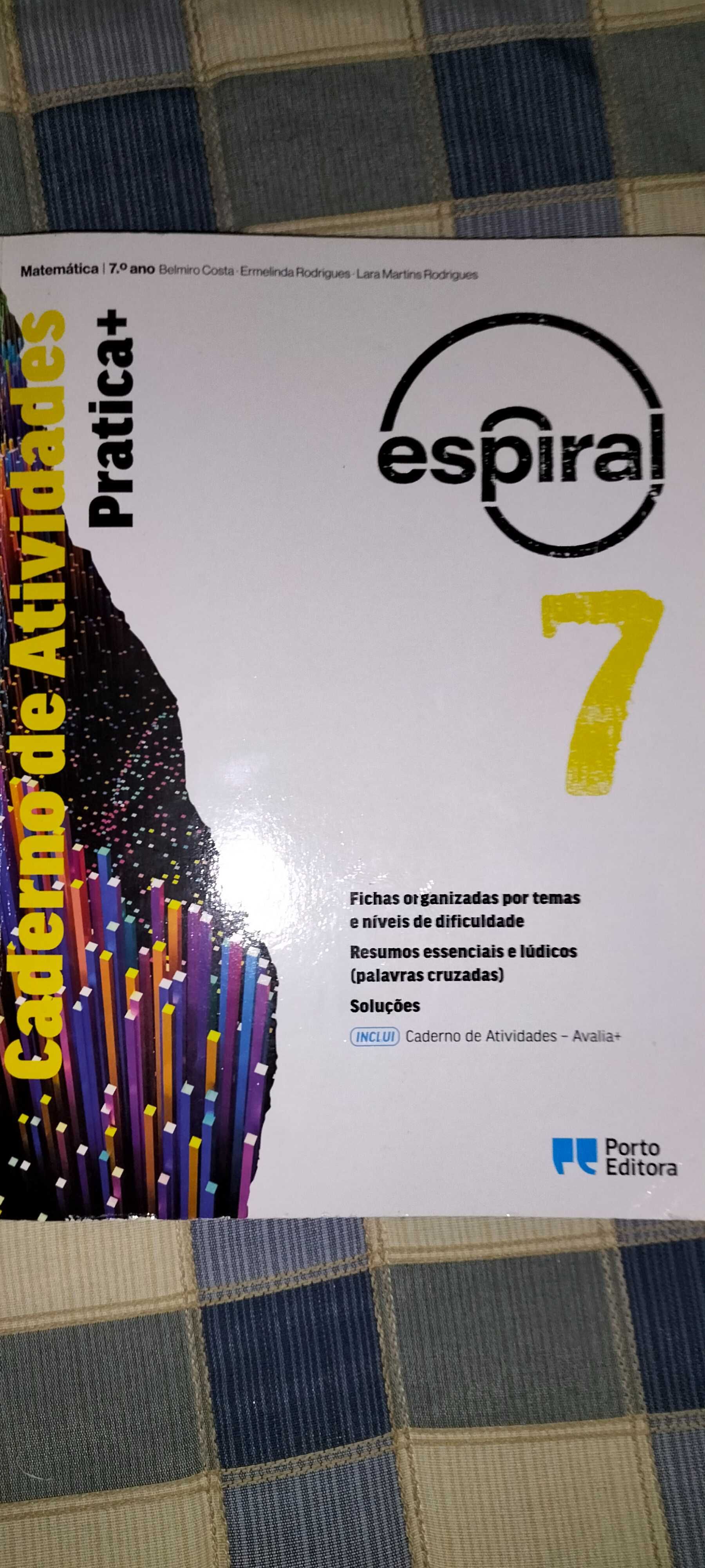 Cadernos de atividades 7° ano - 5€