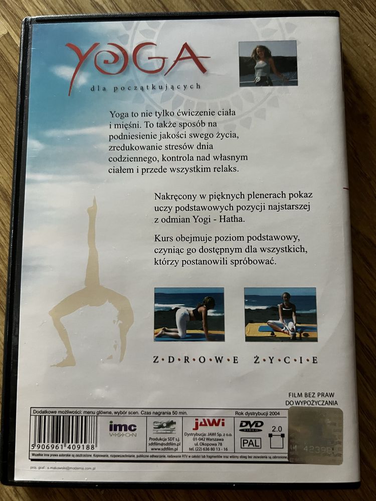 Dvd Yoga dla poczatkujacych