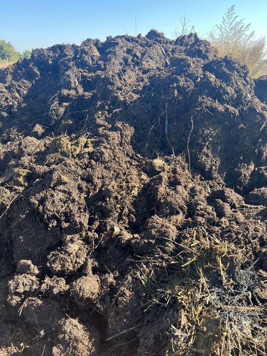 Перегной коровʼячий(2 год) и грибной(1 год,свіжий),доставка авто КАМАЗ