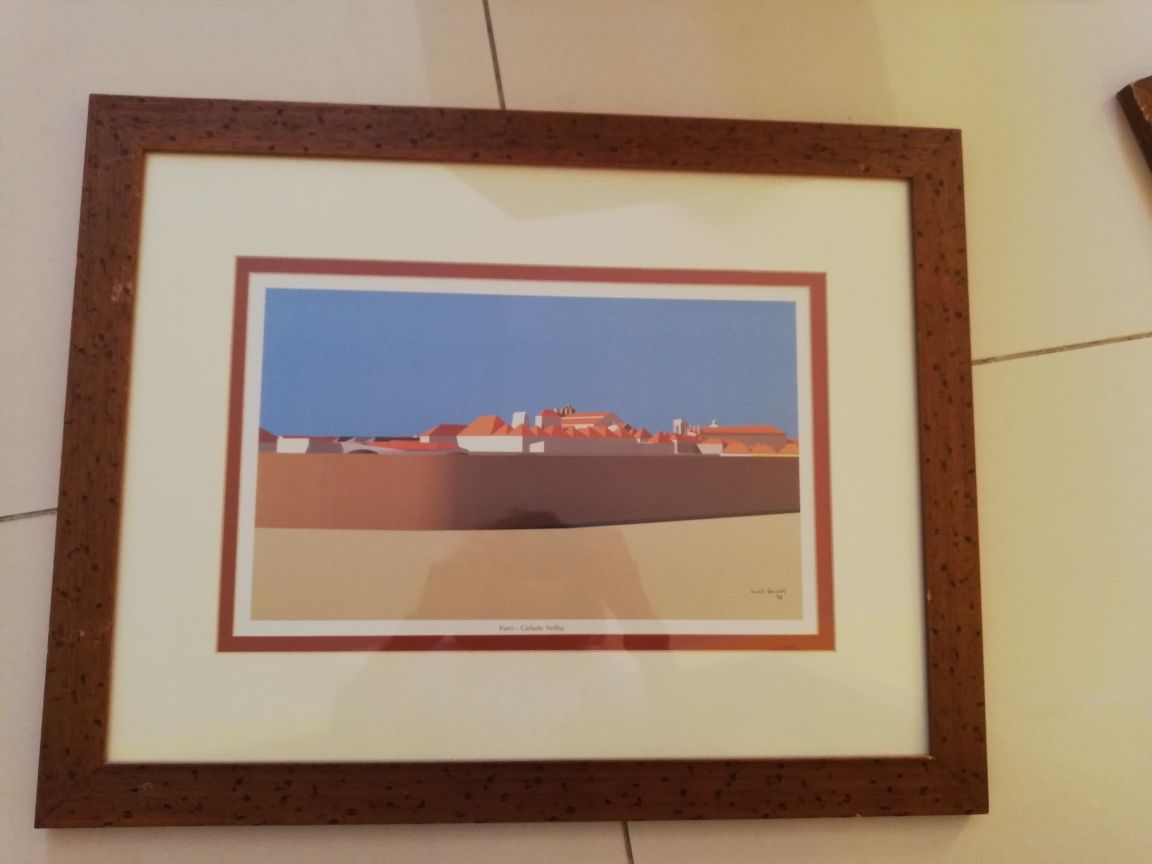 Quatros cidade de Faro em 3D