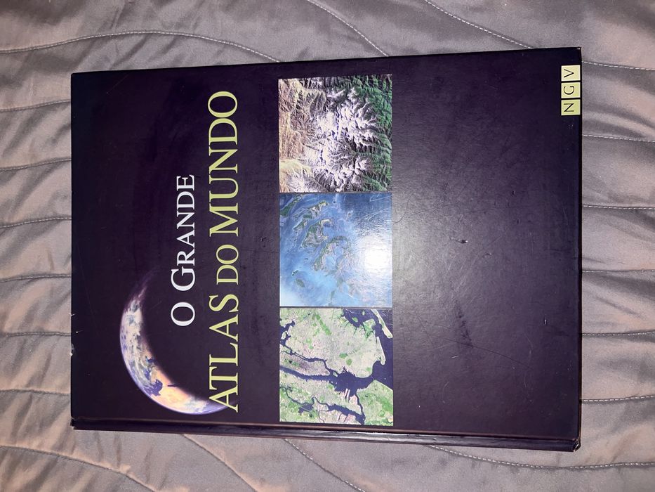 O Grande Atlas do Mundo – NGV – Como Novo, Ligeiras Marcas na Capa