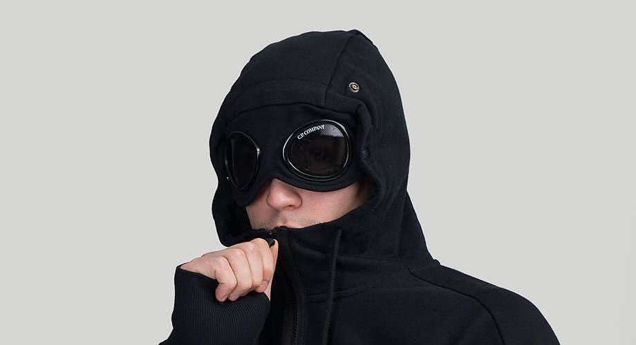 Зіп Худі CP Company - Чорна Кофта СП Компані - Худи Сипи Сіпішка