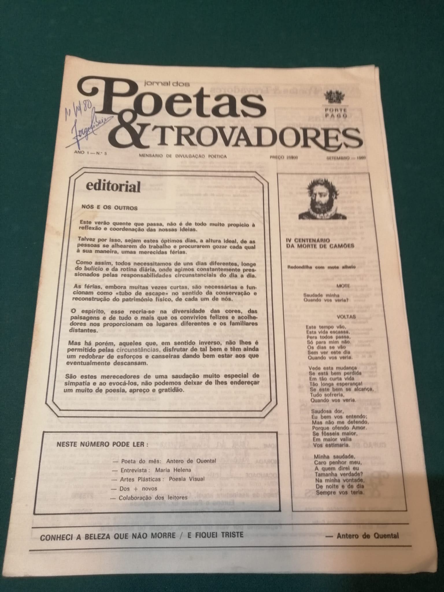 Jornal Poetas & Trovadores