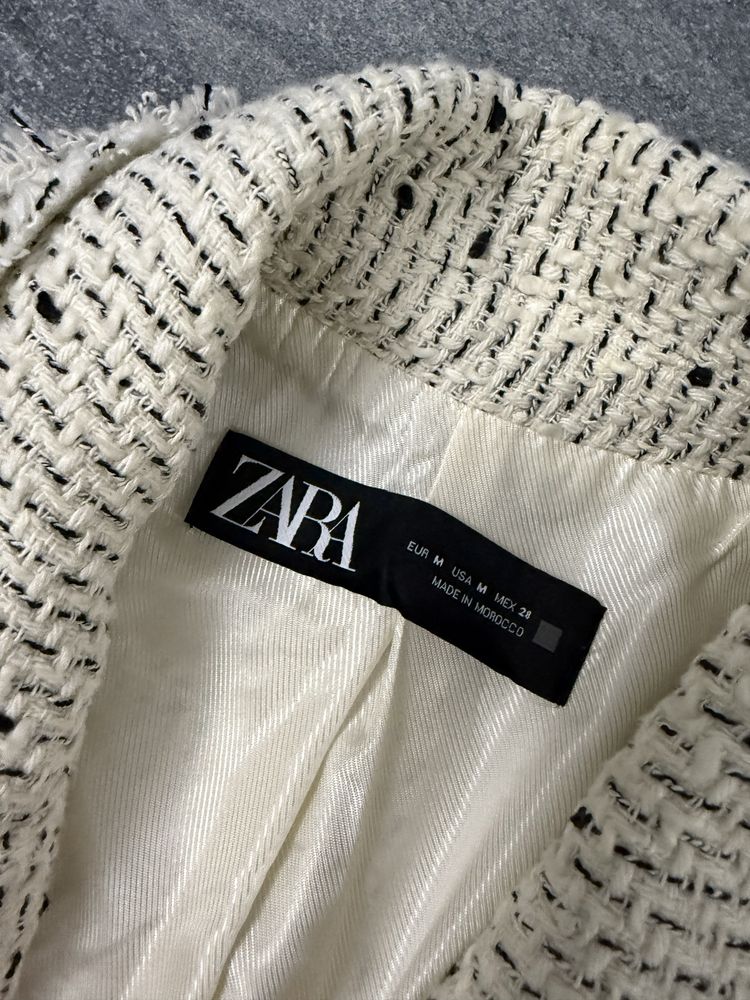 Пиджак Zara Твидовый жакет