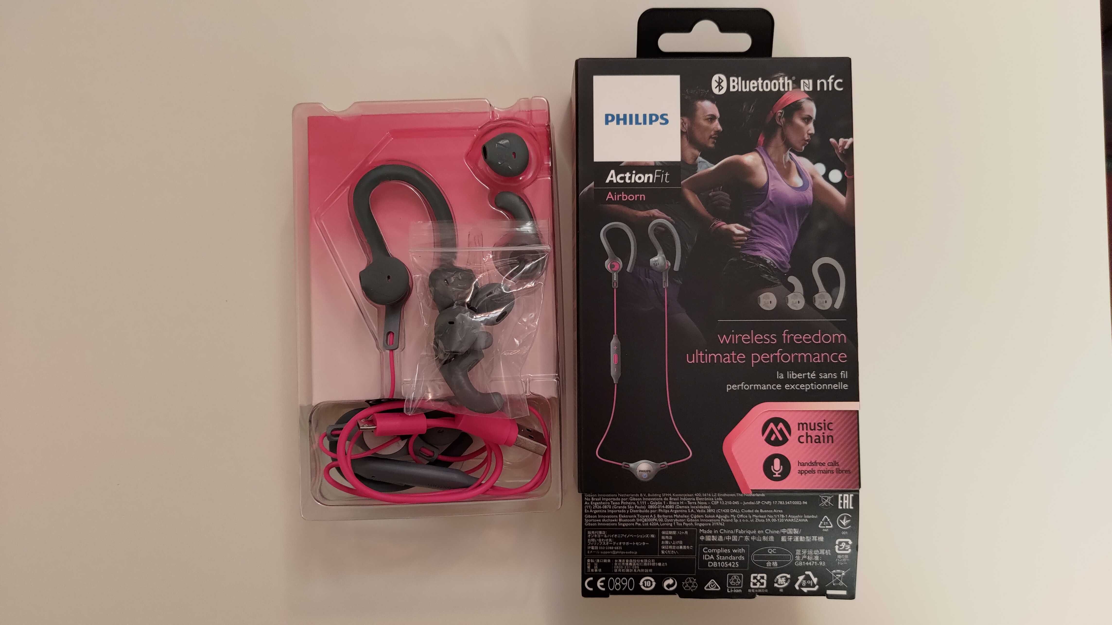 Słuchawki do biegania Philips SHQ8300PK/00 | Unikat | Najwyższy model