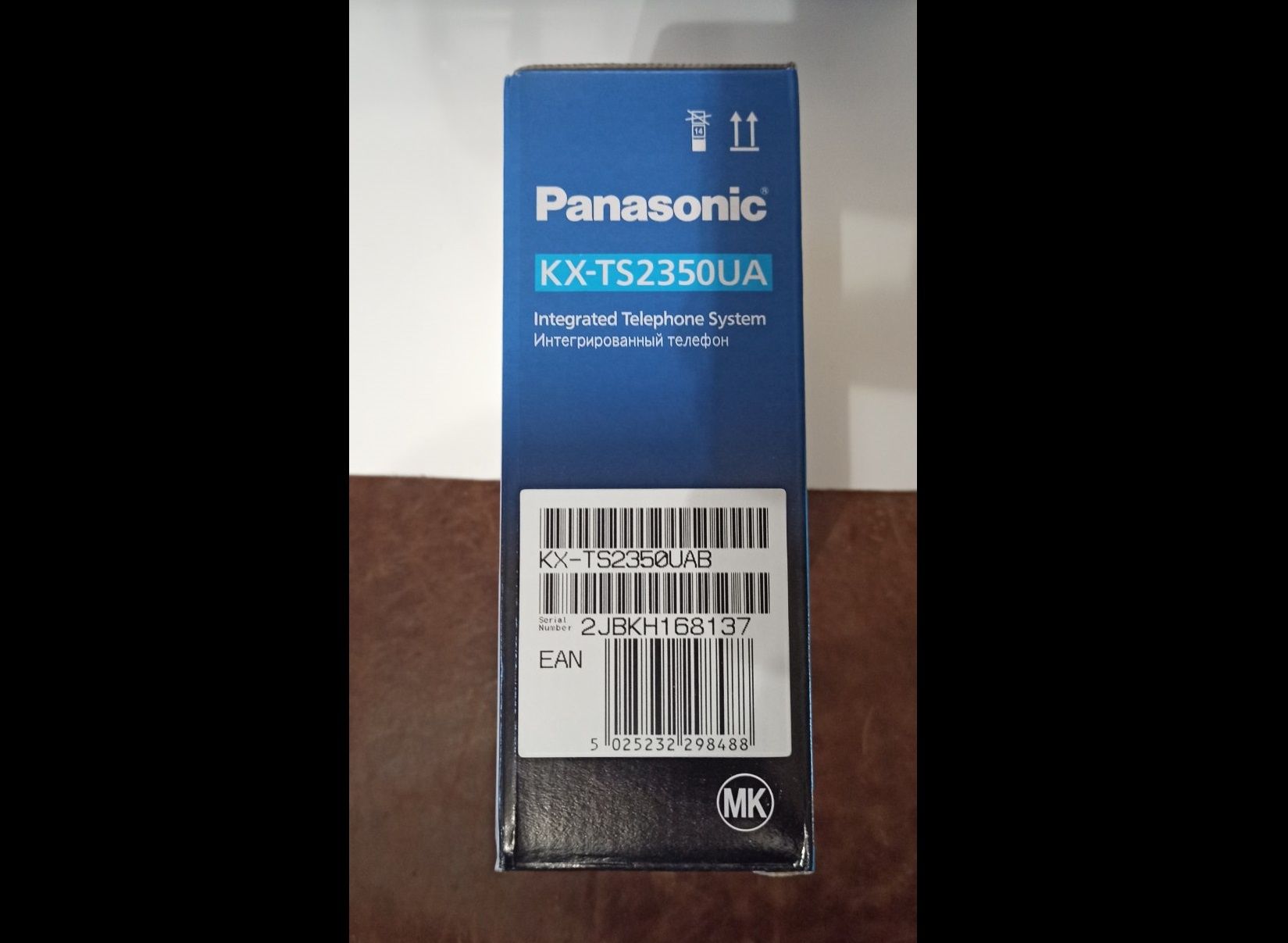 Телефон Panasonic KX-TS2350UA Чорний Працює без електроенергії