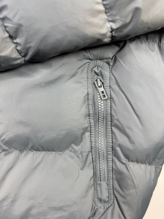 Пуховик Nike ( сірий з білим )