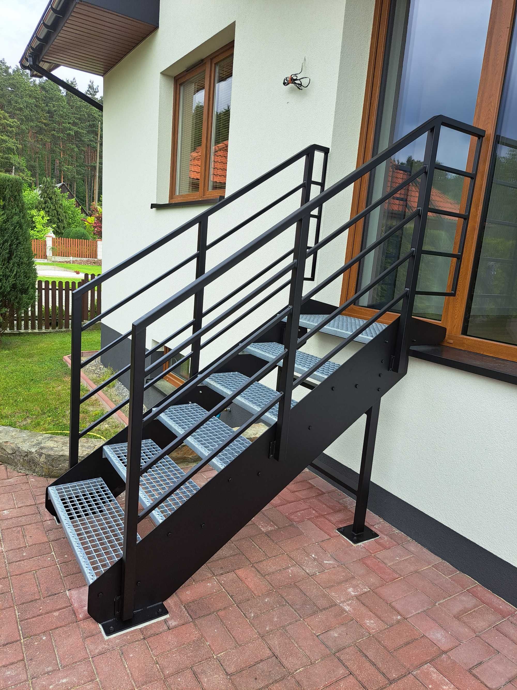 balustrady balkonowe, schodowe, barierki, metalowe