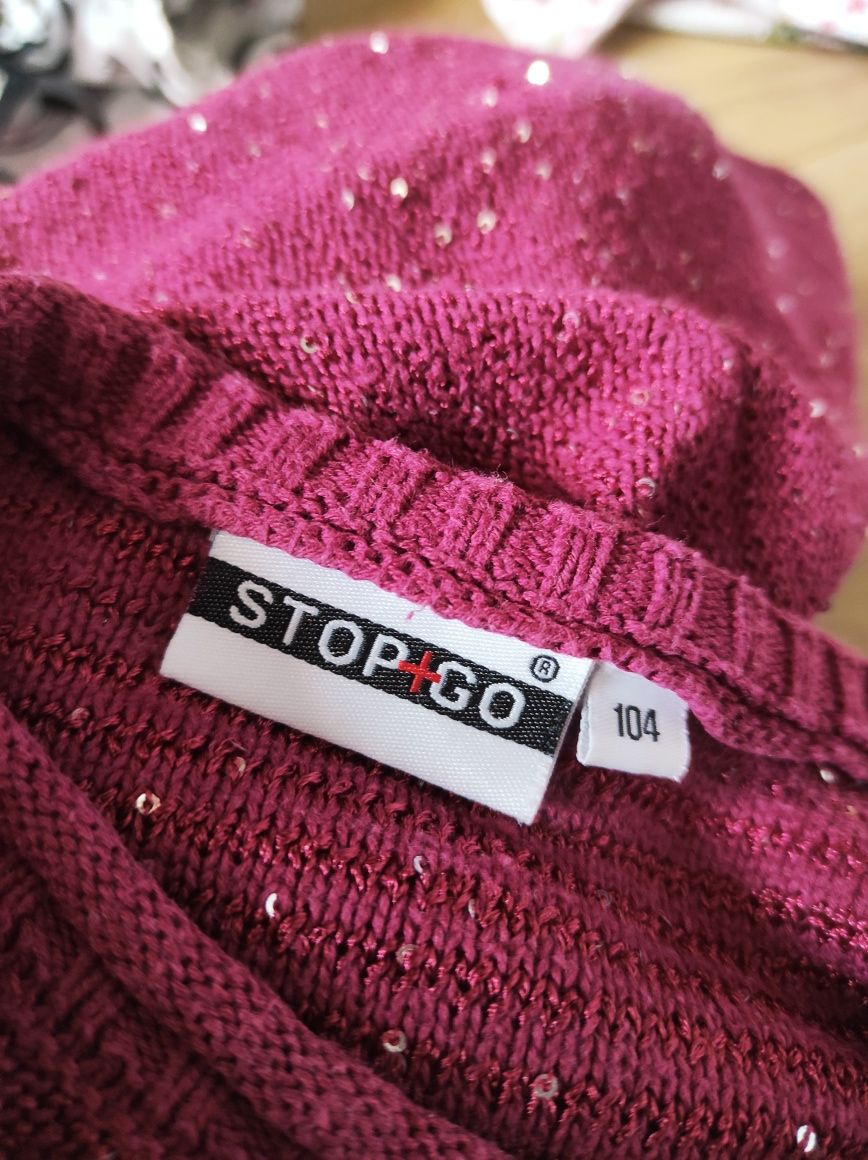 Sg sweterek 98 , 104 , bluzeczka dzianinowe 98 , 104