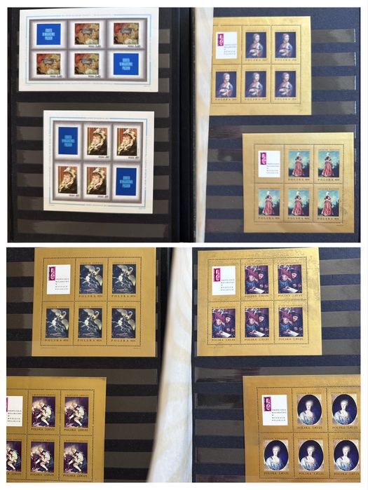 Klaser znaczki bloczki Malarstwo Polskie